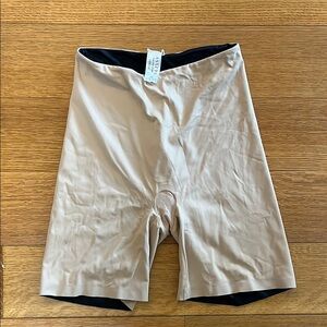 Womens spanx assets Tan Compression Shorts xl